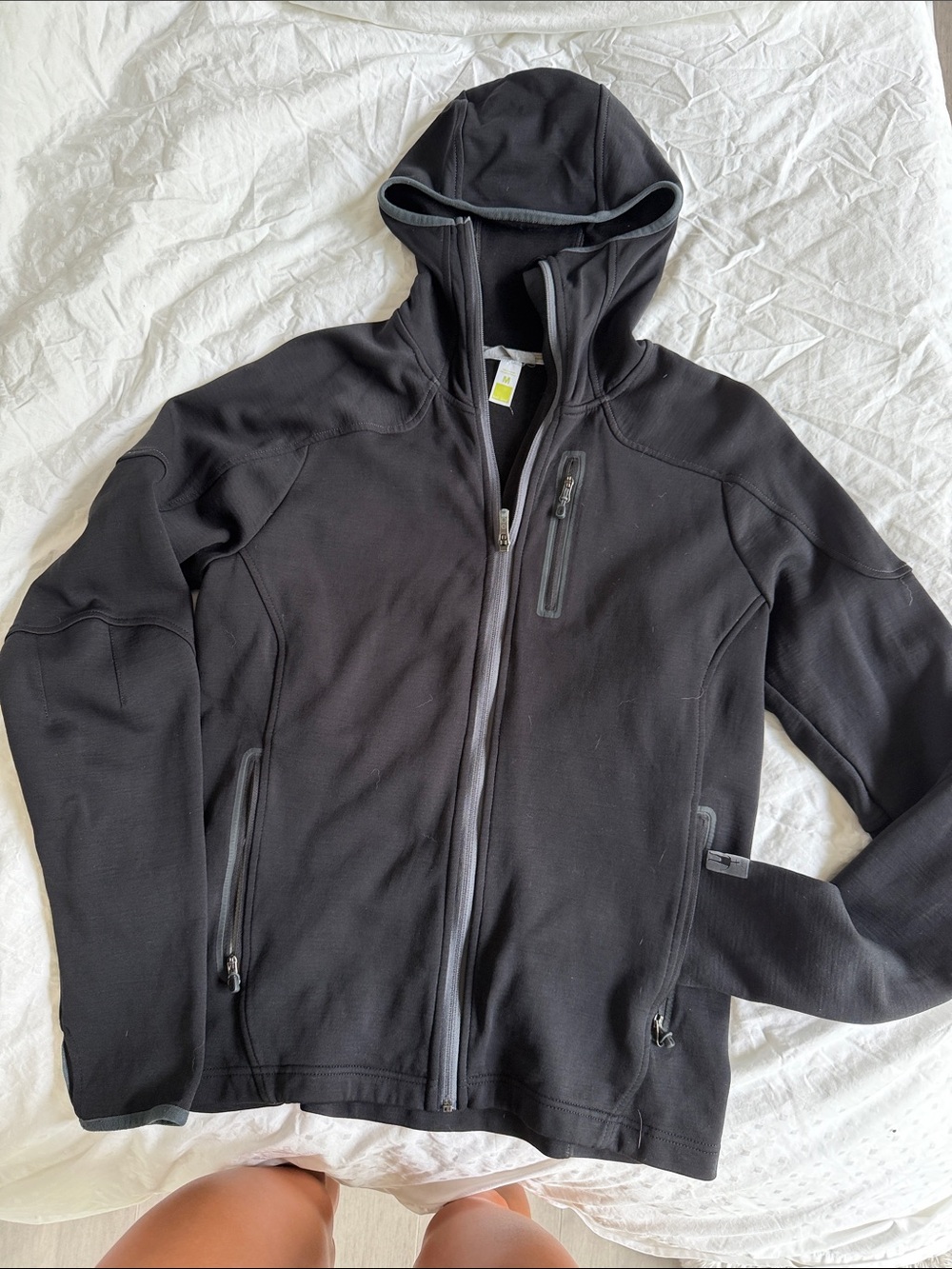 Smartwool Black Hooded Lightweight Jacket